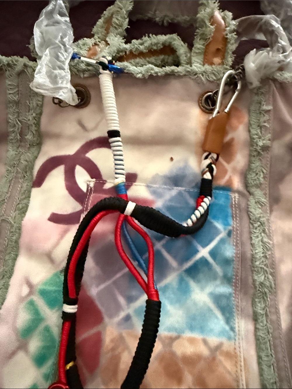 NWT Vintage Canvas Tote - Picture 4 of 7